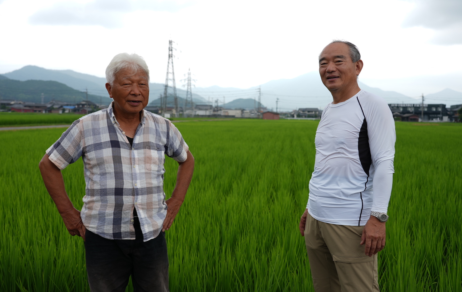 山田錦語り部 坂本営農組合 福本憲人さんと一緒に